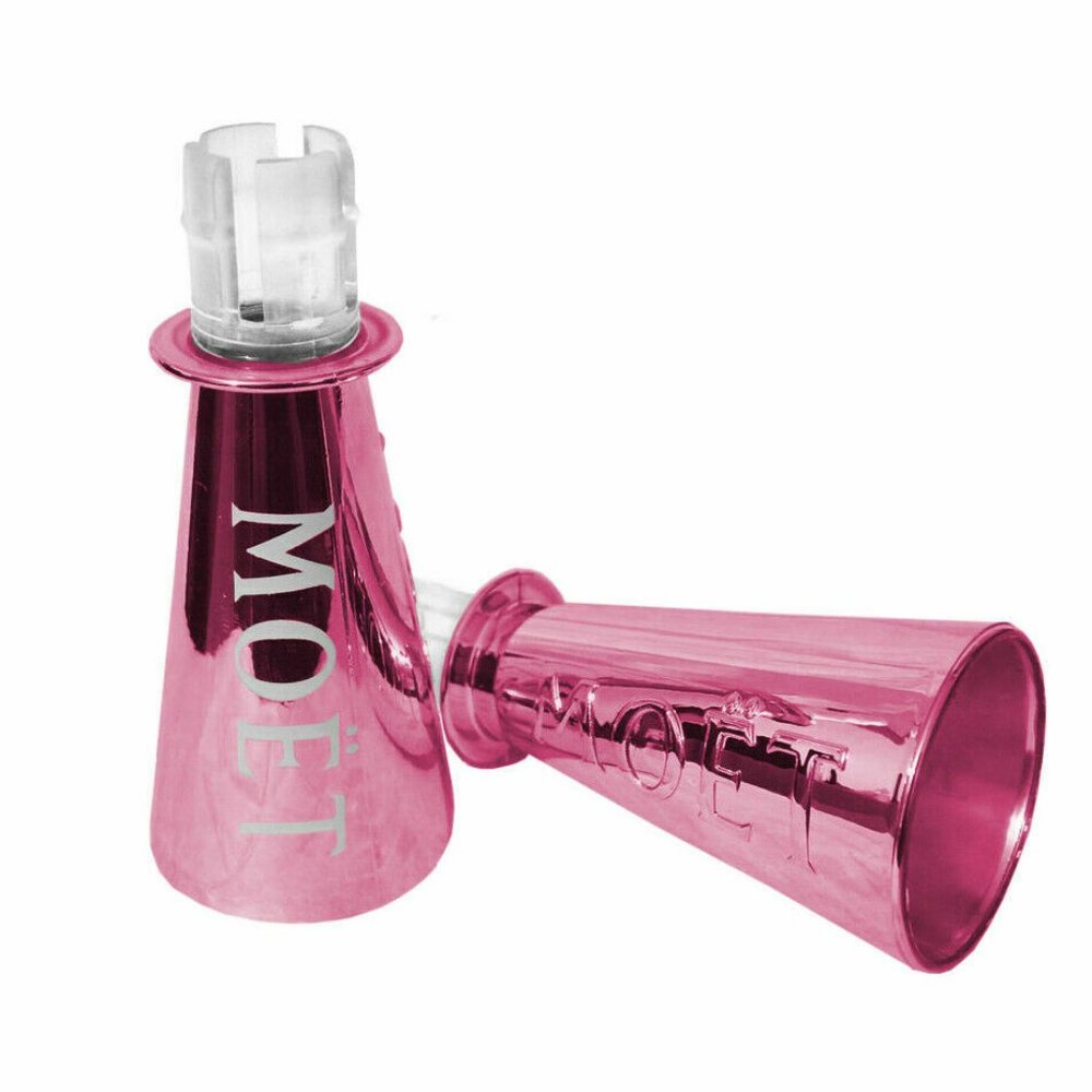 Moet Chandon Pink Mini Sippers for 187ml Bottle x2